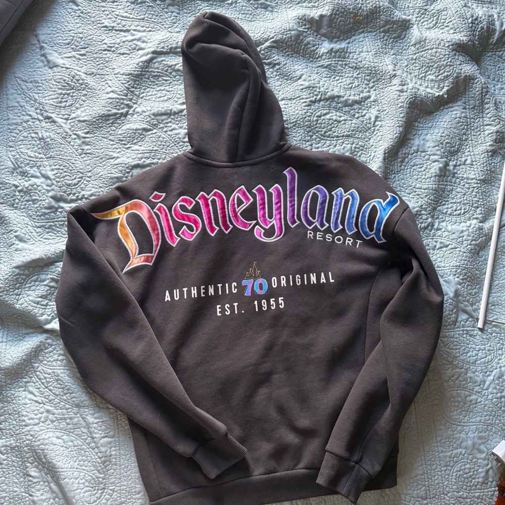 Disneyland 70th Anniversary Zip-Up Hoodie XS - Picture 3 of 4